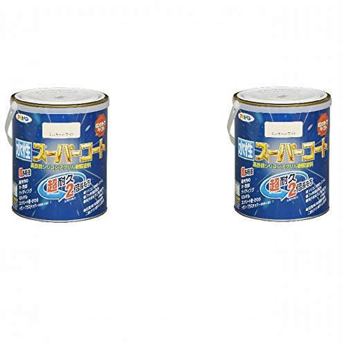 Amazon.co.jp: アサヒペン 水性スーパーコート 1．6L ミルキー 