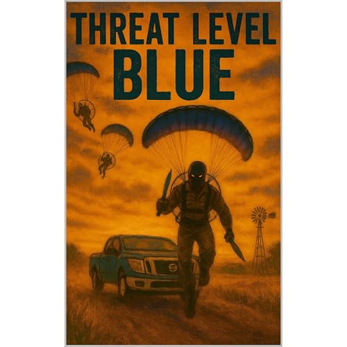 Threat Level Blue Audiolibro Por Jeremy Mutz arte de portada