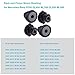 Ensun 1644600029 Front Steering Rack Mount Bushing Compatible with W164 W251 GL320 R320 4 PCS
