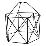 Abat-jour en fer : convient à la plupart des luminaires, que les appliques murales, les lampadaires, les plafonniers, etc., couvercle d'abat-jour en fer creux