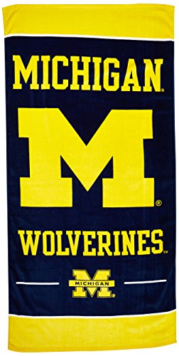 Serviette de plage Michigan A1861515 WinCraft en fibres ultra absorbantes grand format