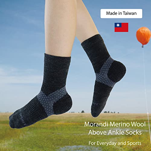 Image of M Magic Sport Morandi Merino Wool Above Ankle Socks, Men and Women, Jogging, Hiking, Cycling