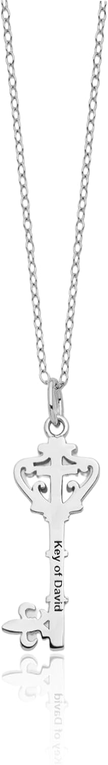 IceCarats 925 Sterling Silver Vintage Red Cubic Zirconia Small Key of David Pendant Necklace 18mm 3/4 inch Round Cut, Prong Set For Her