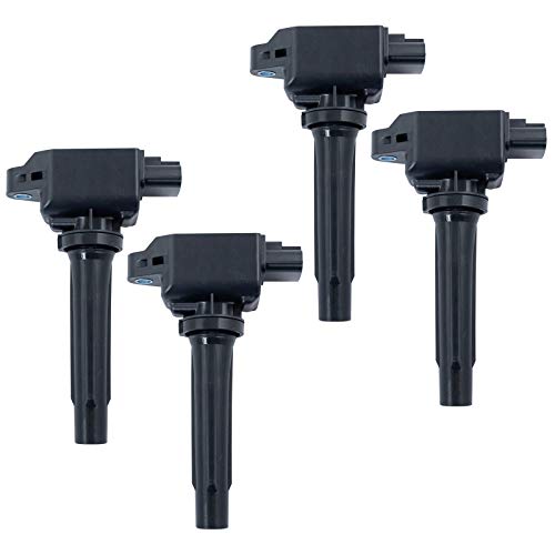 TRQ Ignition Coils Kit Set of 4 New for 2012-2018 Mazda3 2.0L / 2014-2018 Mazda3 2.5L / 2014-2017 Mazda6 2.5L / 2013…