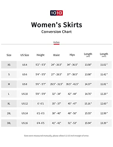 1A1A R-AK92205-30-RRED-2-SAA Skorts Skirts For Women thumb #5