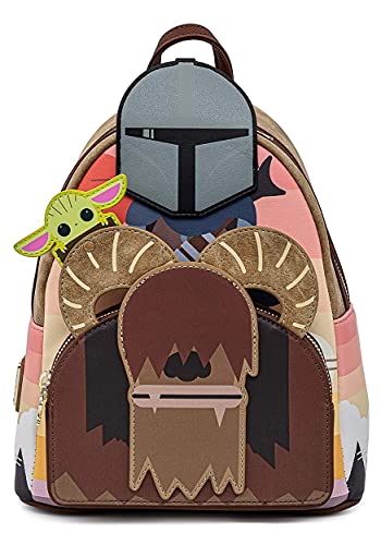 Loungefly Star Wars Mandalorian Bantha Ride Mini Backpack