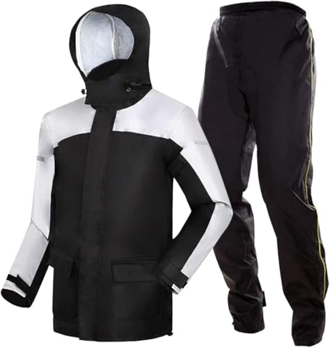 Imperméable de travail mixte XL avec veste imperméable à capuche pliable - 2