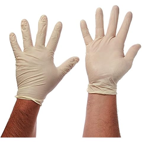 Comfitwear Disposable Latex Gloves, Powder Free, X-Large, Case of 10 Boxes Cover