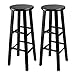 Winsome Obsidian Pub Table Set, 1, Black