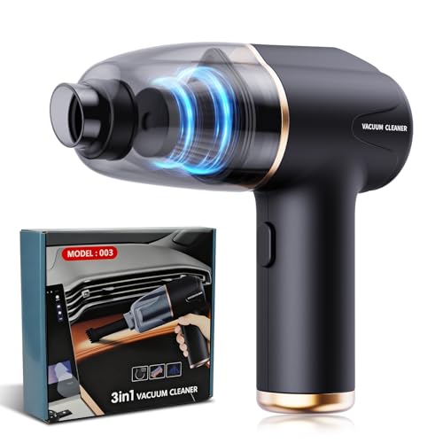 【プロ級クリーニング】 ハンディクリーナー 車用掃除機 6000mAh大容量バッテリー Type-C充電 乾湿両用 強力吸引/送風 HEPAフィルター搭載 花粉・ホコリ対策 低騒音50dB 軽量 コンパクト 家庭用・車内用