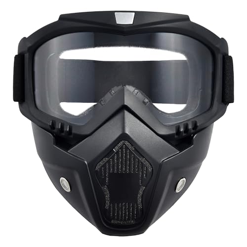 Image of Motorcycle Face Mask Full Face,Dirt Bike Goggles Motocross, ATV, Offroad, Riding Racing Goggles for Men Women