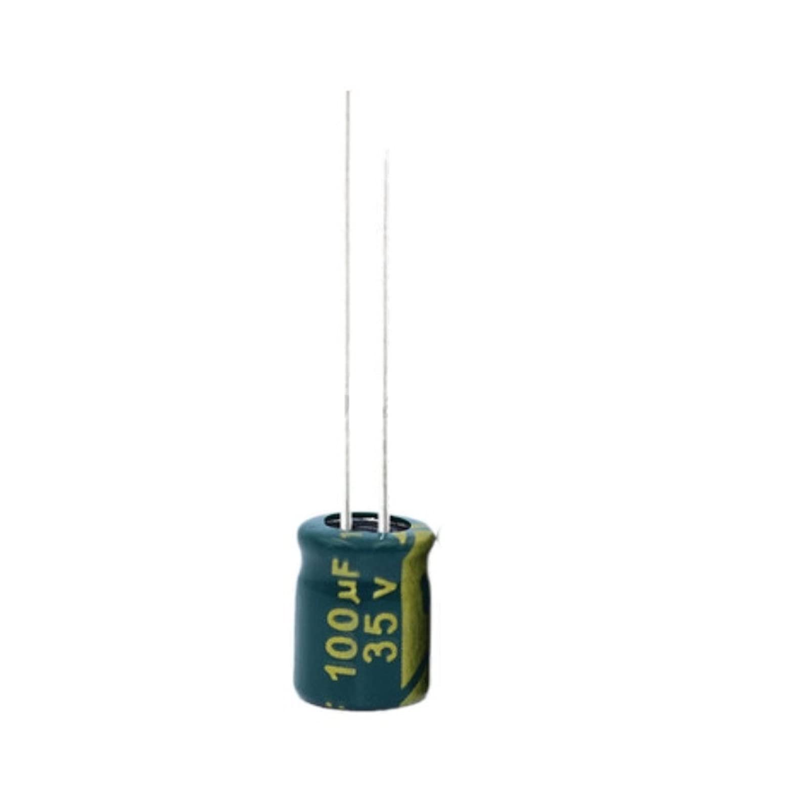 Condensateur aluminium 35V 100UF faible ESR haute fréquence pour signal stable