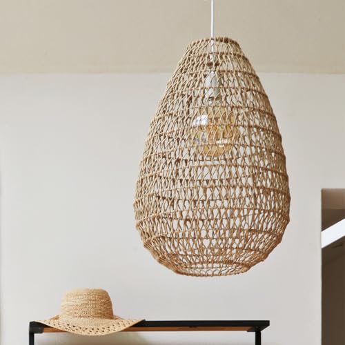 Sospensione "Etel" Beige D38Cm - Atmosphera Creatore D'interni - 6