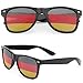 Em Fanartikel Deutschland, Fussball Em Fanartikel, 2 Stück Sonnenbrille mit Deutschland Design, Deutschland Brille Sonnenbrille Deutschland Fanartikel für Em Deutschland Fan (Deutschland)