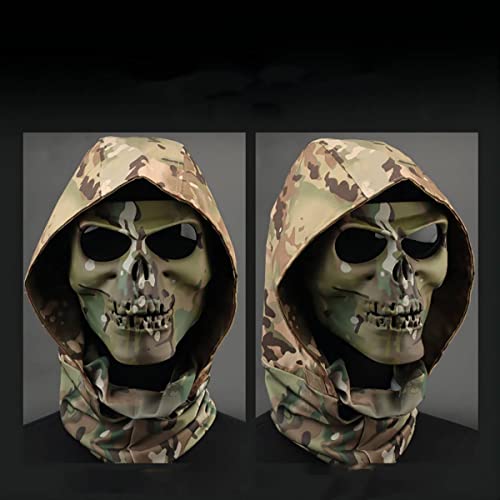 Máscara de airsoft pasamontañas máscara táctica cráneo completo máscara para CS Airsoft Paintball Cosplay fiesta Cover