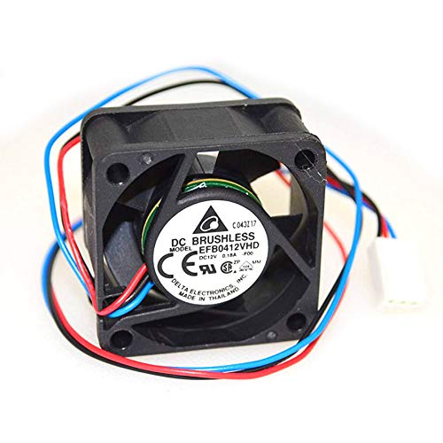 portable pt@ for Delta EFB0412VHD 40mm x 20mm DC 12V 3pin Brushless t@ High Speed Ball Bearing pt@