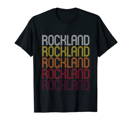 Rockland, ME | T-shirt stile vintage Maine Maglietta