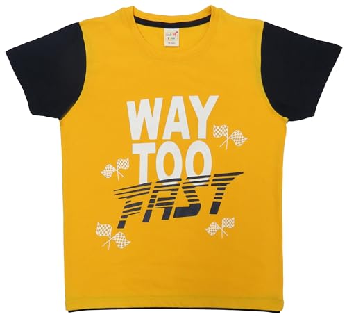 Image of Clothe Funn Boys Printed Cotton Half Sleeves T-Shirt & Shorts Set