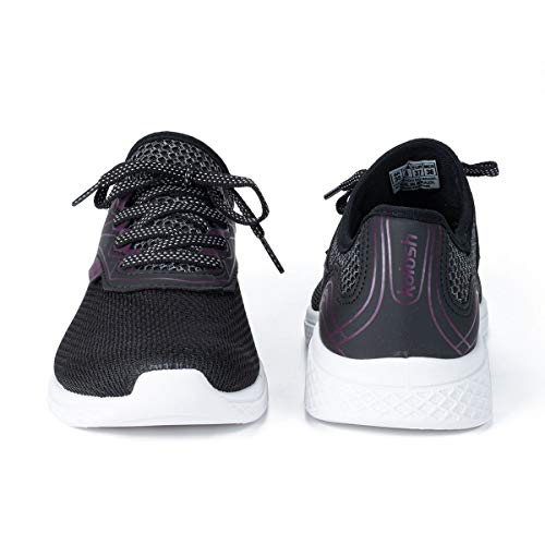 Tênis Kolosh Esportivo Feminino Preto/Roxo 38