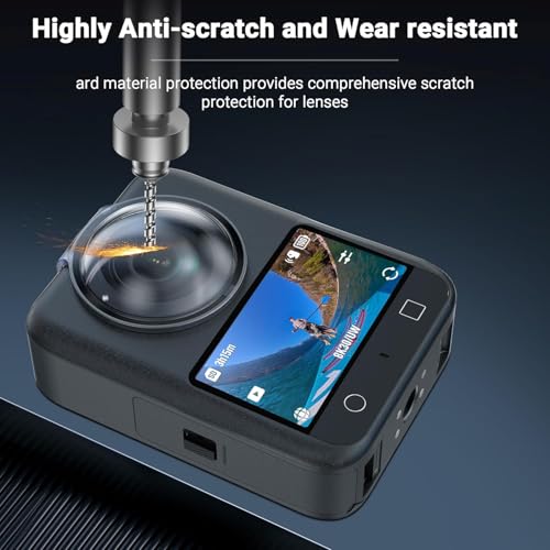 Image of Osmo 360 Dual Lens Protector Guard for DJI osmo 360 Action Camera, Premium PC Material Lens Cover Dust Proof, Anti-Scratch & Shockproof Lens, DJI Accessories (Osmo 360 Lens)