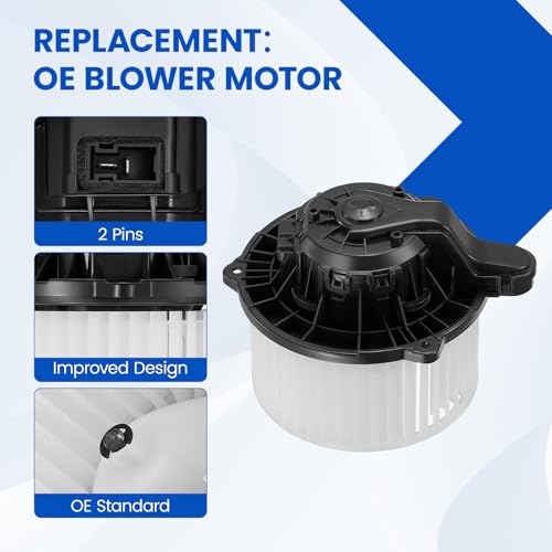 Image of HVAC Blower Motor 700259 Compatible with Hyundai Azera Elantra GT Equus Sonata, Compatible with Kia Cadenza Forte Koup Forte5 Optima, 97113-2Y000 A /C Blower Motor Assembly