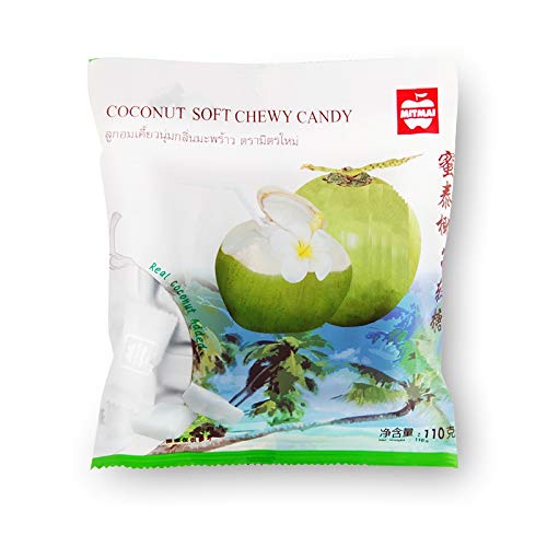 Caramelo blando masticable sabor coco 110g miniatura 1