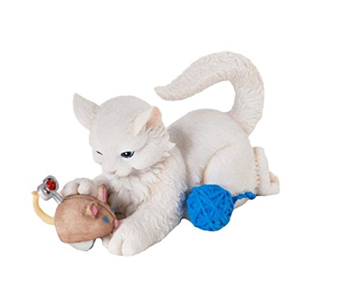Enesco Charming Purrsonalities I Love Unwinding with You Figurine, 2-1/2-Inch