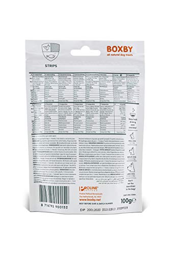 Boxby Hühnchensnacks mit Fisch (Strips), 2er Pack (2 x 100 g)