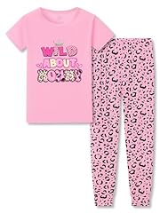 Pink Leopard Print (Short Sleeves & Pants Set)