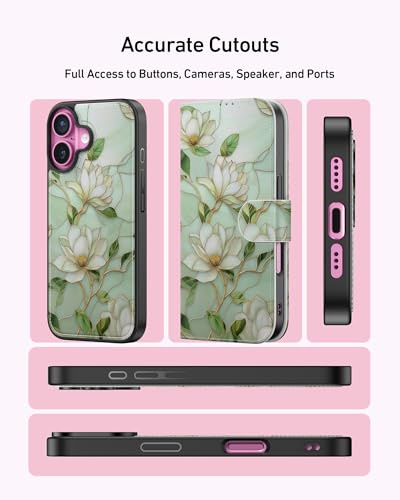 LUHOURI for iPhone 16 Plus Case Wallet - Wireless Charging Compatible - image 6