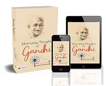 Paperback Motivating Thoughts Of Gandhi Book