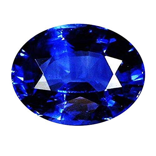 Circonita azul natural de 5 Ratti amuleto de cristal ovalado para regalar en bodas