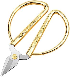 Leather Scissors, Large Comfortable Grip,All Metal Stainless Steel Super Sharp Blades - Effortless Cutting