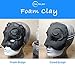 Moldable Cosplay Foam Clay (Black) – High Density and Hiqh Quality for Intricate Designs | Air Dries to Perfection for Cutting with a Knife or Rotary Tool, Sanding or Shaping