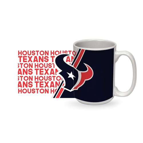 Image of Rico Industries NFL Football 15 oz White Ceramic Mug