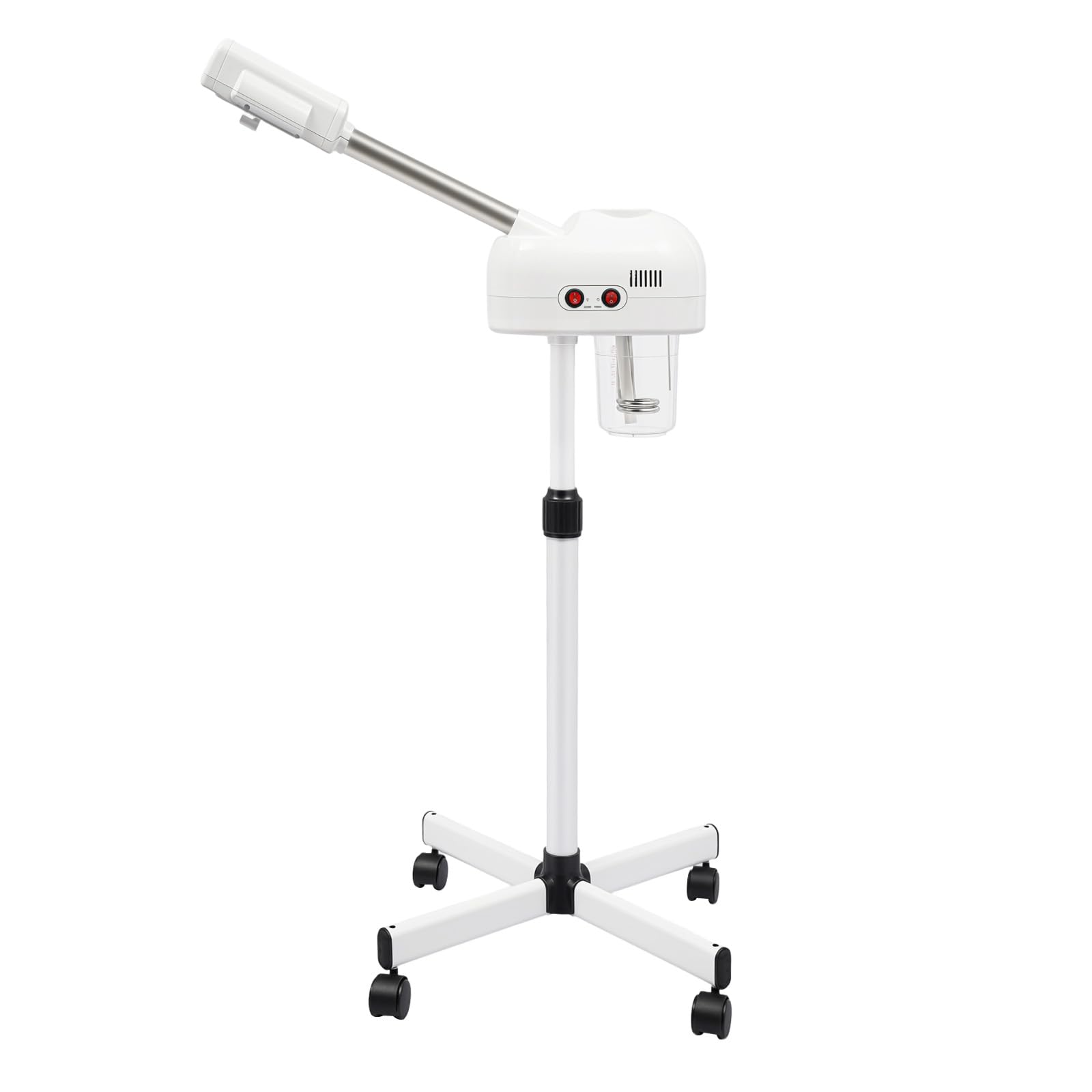 Vaporizador Facial Sauna Vapor de Ozono Profesional Doble Tubo Apagado Automático
