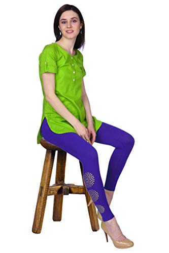 Image of Plus Size Printed Ankle Length Leggings for Women