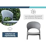 LC Garden Vini Gartenstuhl 2er-Set Anthrazit
