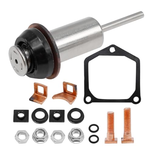Saihisday Car Starter Solenoid Repair Rebuild Kit 053660-7120 Solenoid Plunger with Contact Set Replacement for Toyota Replacement for Subaru and More, Replaces 228000-6660