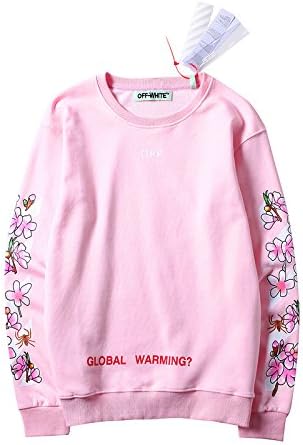 Amazon Off White オフホワイト パーカー トレーナー 長袖 花柄 ２色 17aw L ピンク 並行輸入品 トレーナー パーカー 通販