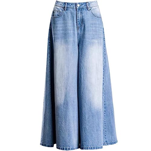 Women High Waist Jeans Harajuku Fashion Denim Pants Baggy Vintage Urban Wide Leg Pants3