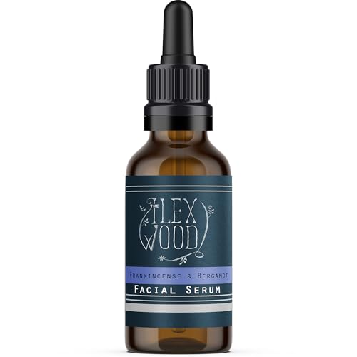 The Ilex Wood - Frankincense and Bergamot Facial Serum - 100% Natural, Vegan, Moisturising for both...