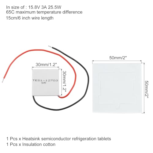 Evite sobrecalentamientos con tabletas de refrigeración semiconductoras TES1-12703 2