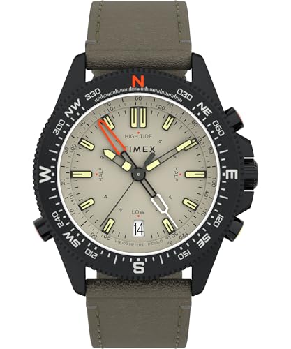 Montre Homme Timex Expedition North marron avec boussole et maréographe