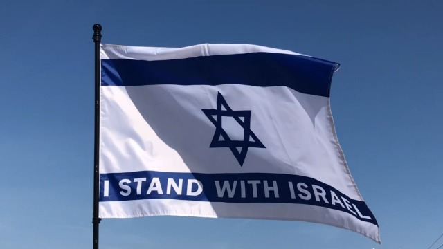Watch SOULBUTY I Stand with Israel Flag 3x5- Israel Flag Banner on ...