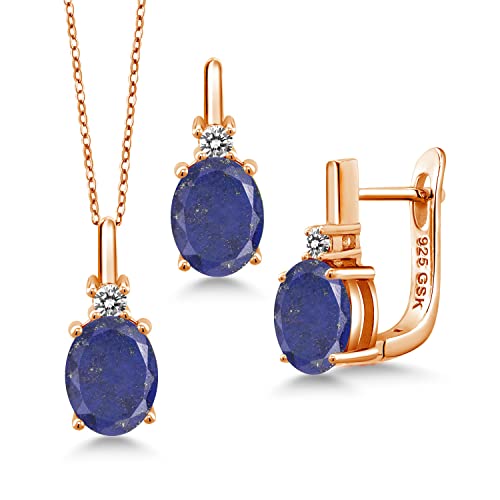 Gem Stone King Gemstone Birthstone and White Diamond Pendant and