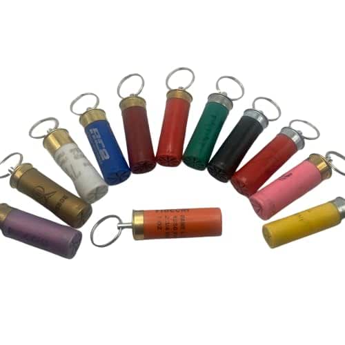 Shotgun Key Chain Beer Bong For Cans - Blue, Made In USA (Novelty Item)