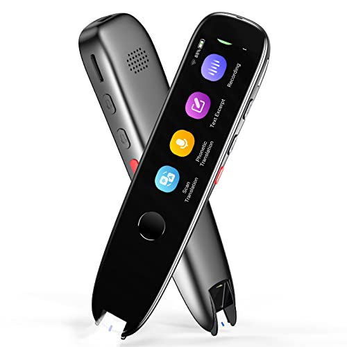 vormor X3 Übersetzer Sprachübersetzer Gerät,Reader Pen Übersetzungsscanner Wörterbuch Stift,112 Sprachen,Text-To-Speech Scanner Reader Pen,OCR/Wi-Fi,Voice Translator for Business Treffen Reisen Lernen