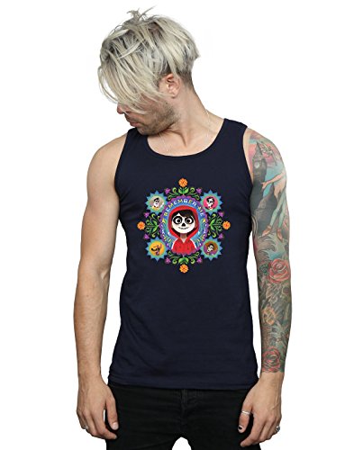 Image of Disney Men's Coco Remember Me Vest X-Large Navy Blue