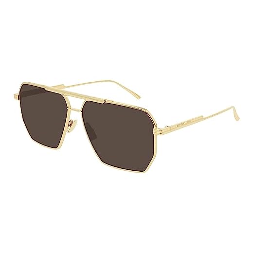 Solglasögon Bottega Veneta BV1012S guld/brun 60/13/145 män